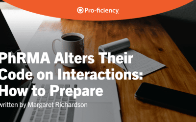 PhRMA Alters Their Code on Interactions: How to Prepare