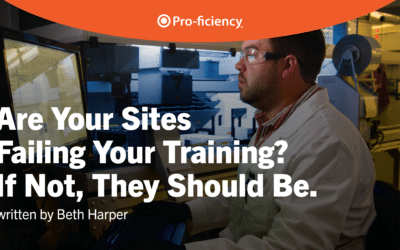 Are Your Sites Failing Your Training? If Not, They Should Be!